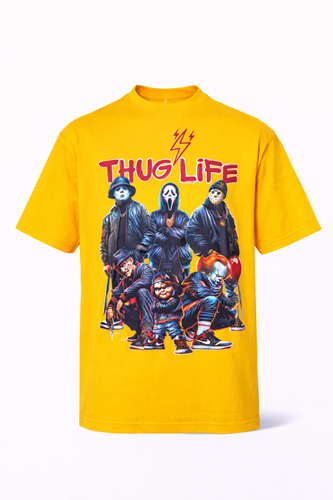 DTF ROUND NECK (THUG LIFE)